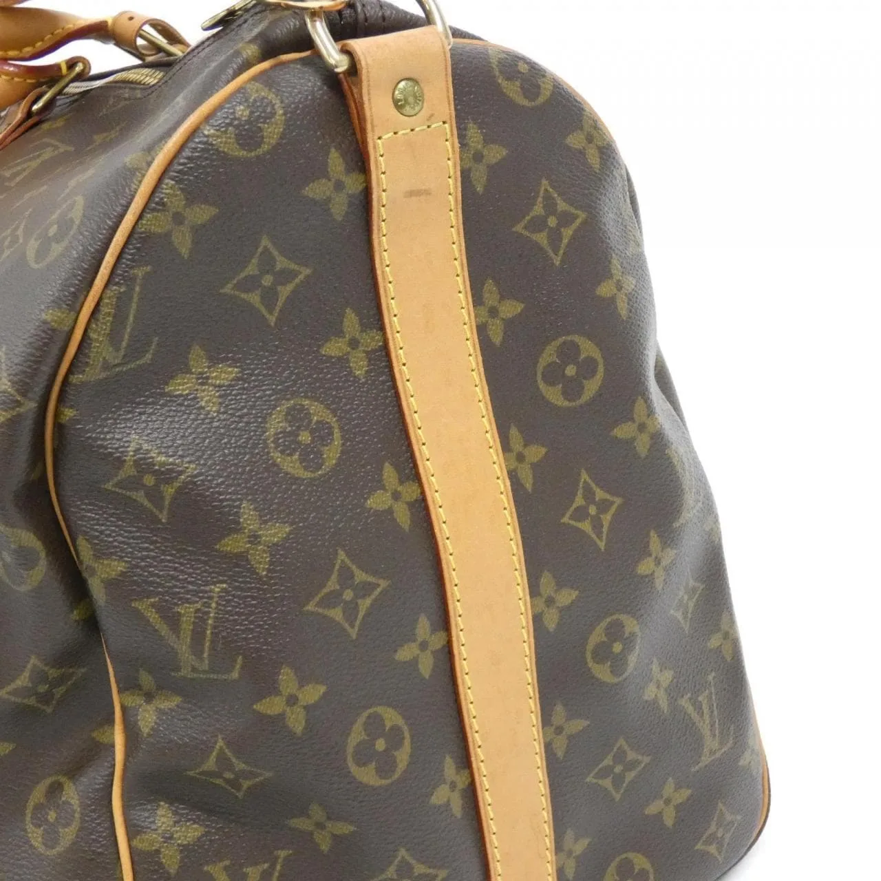 LOUIS VUITTON Keepall M41416 Boston Monogram 黑色 Monogram 中古品B - 縮圖 5