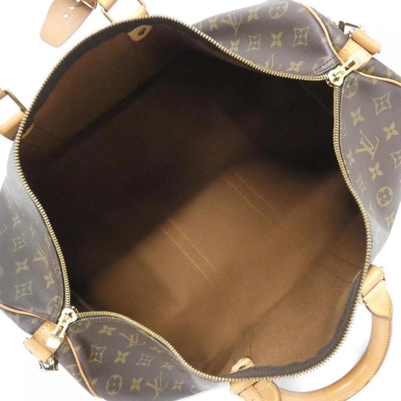 LOUIS VUITTON Keepall M41416 Boston Monogram 黑色 Monogram 中古品B - 縮圖 9