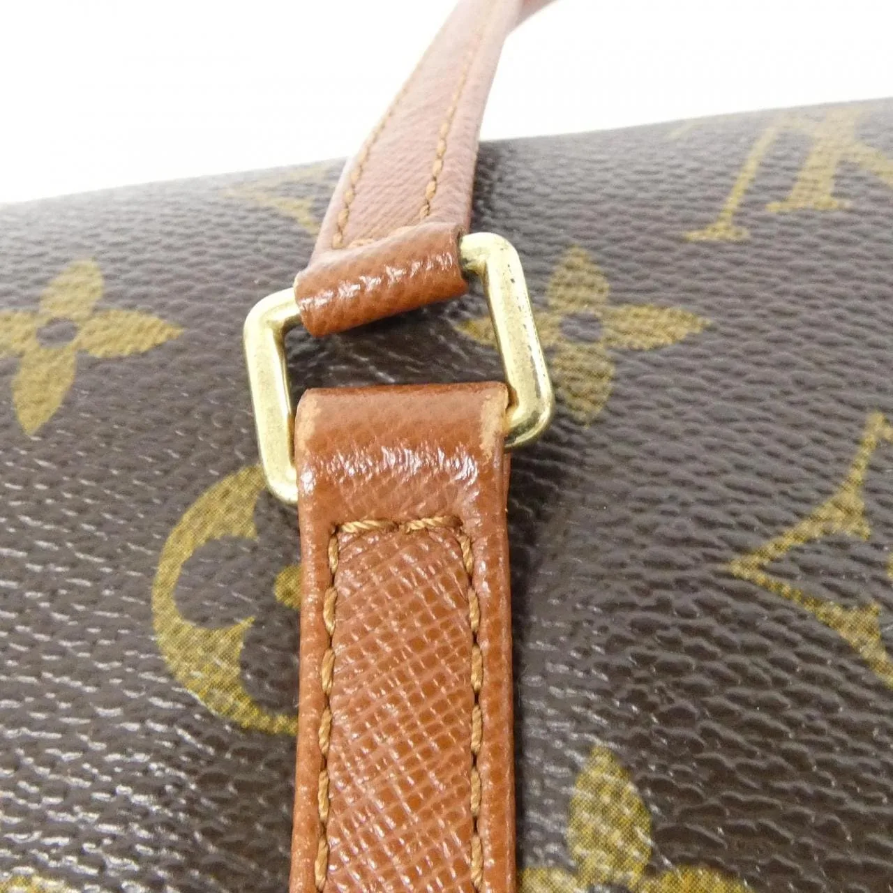 LOUIS VUITTON Papillon M51366 Handbag Monogram 黑色 Monogram 中古品A - 縮圖 4