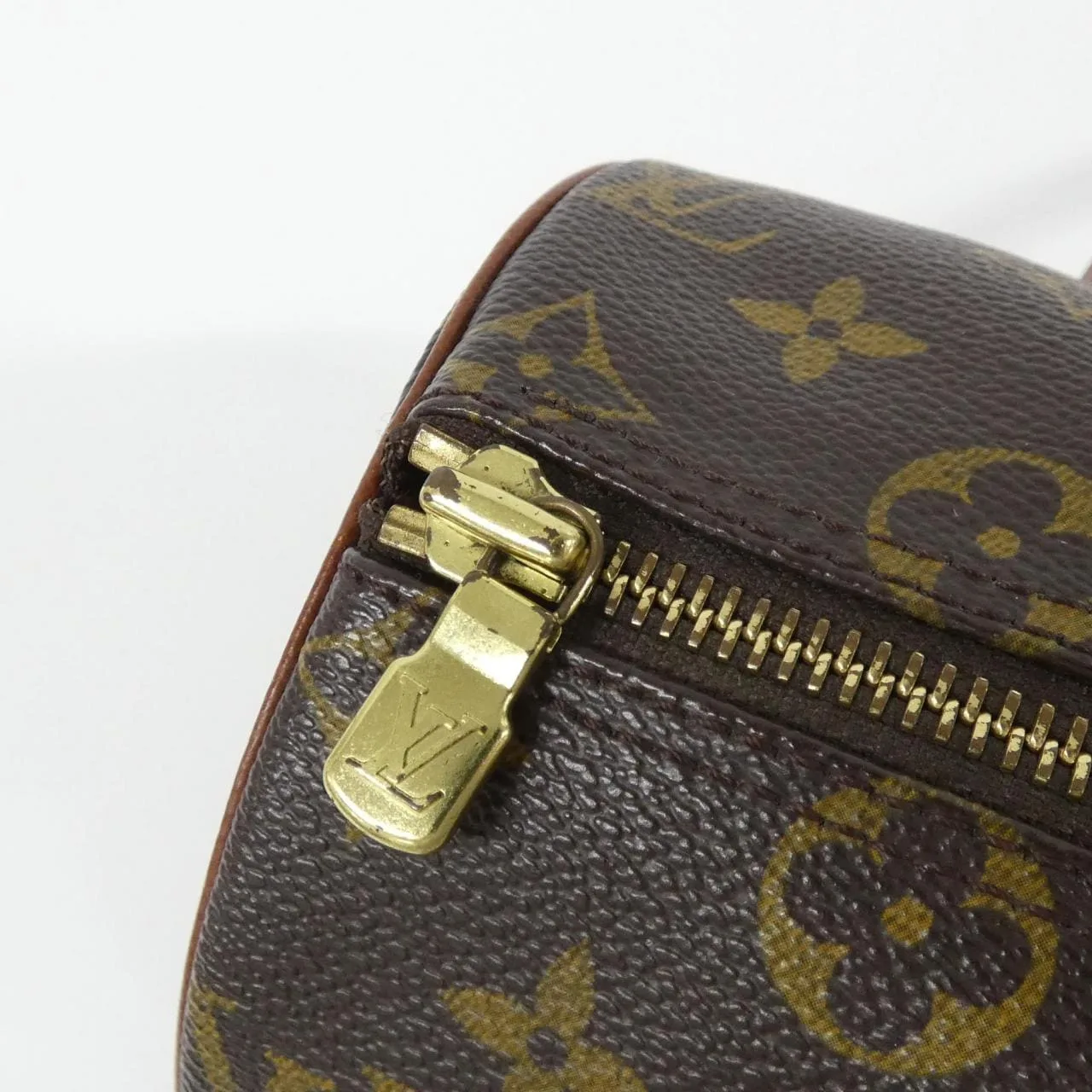 LOUIS VUITTON Papillon M51366 Handbag Monogram 黑色 Monogram 中古品A - 縮圖 5