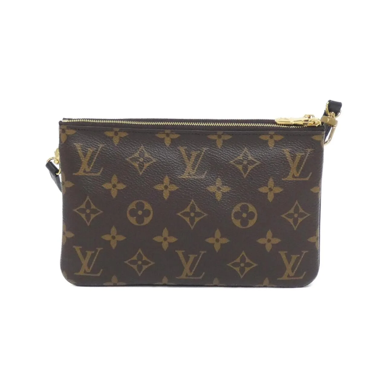 LOUIS VUITTON Pochette M69203 Shoulder Monogram 黑色 Monogram 中古品A - 縮圖 2