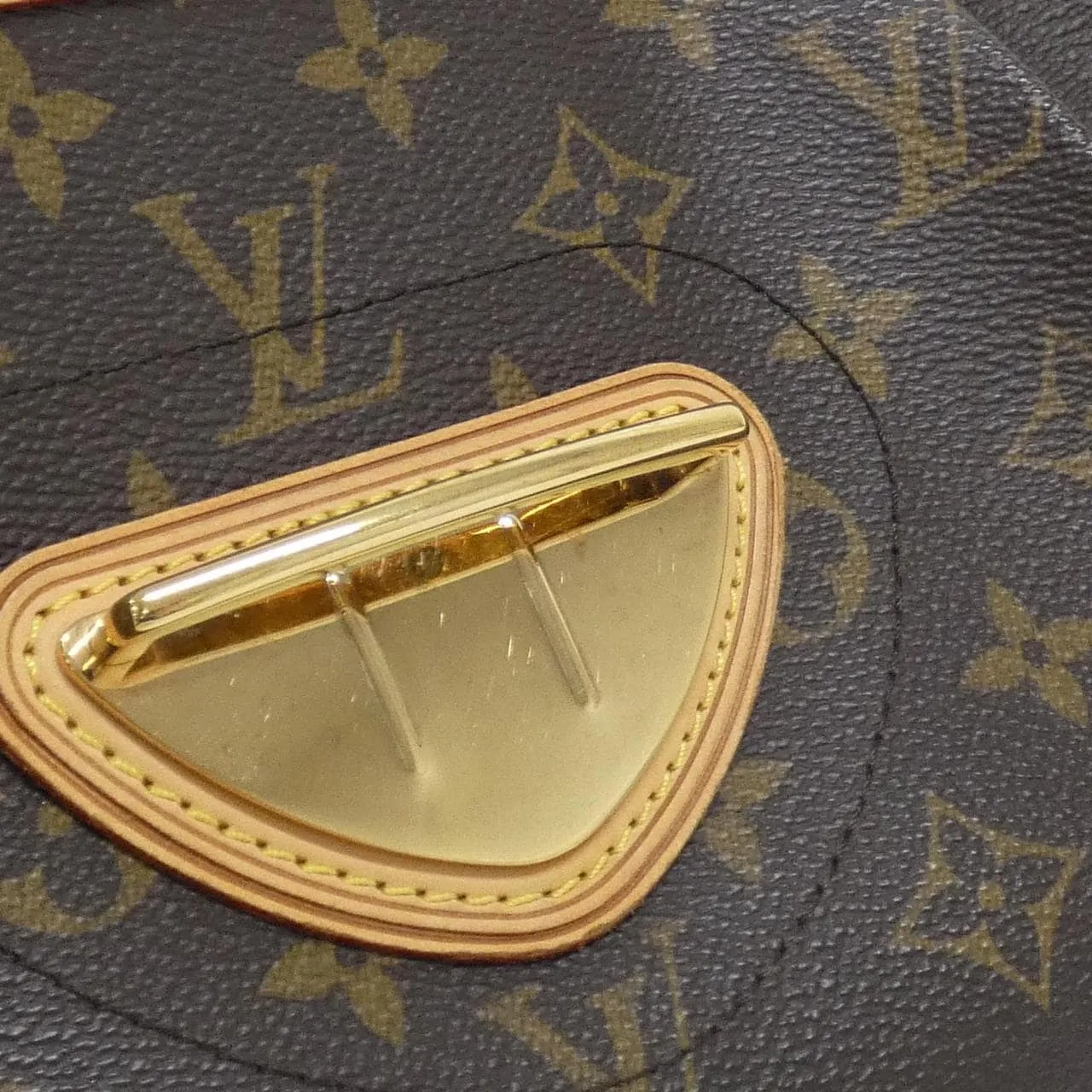 LOUIS VUITTON M40121 Shoulder Monogram 黑色 Monogram 中古品A - 縮圖 10