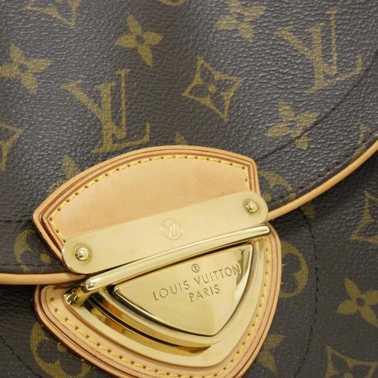 LOUIS VUITTON M40121 Shoulder Monogram 黑色 Monogram 中古品A - 縮圖 4