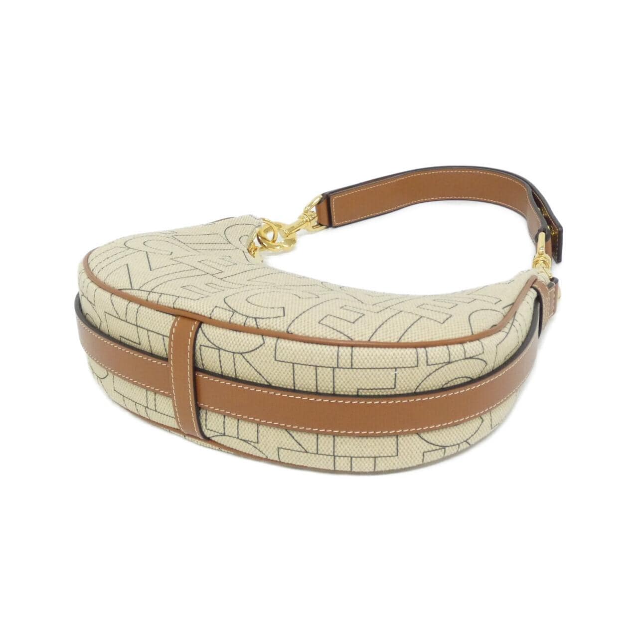 CELINE 196922ERK Shoulder Bag Canvas Black Canvas - Thumbnail 2