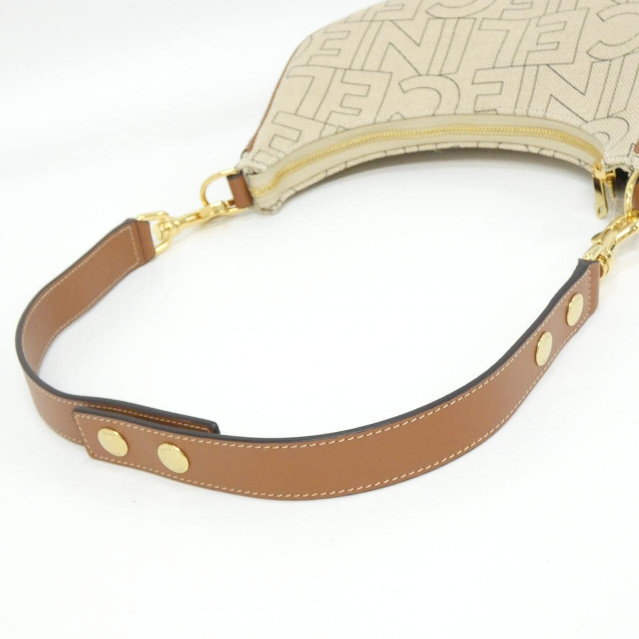 CELINE 196922ERK Shoulder Bag Canvas Black Canvas - Thumbnail 4