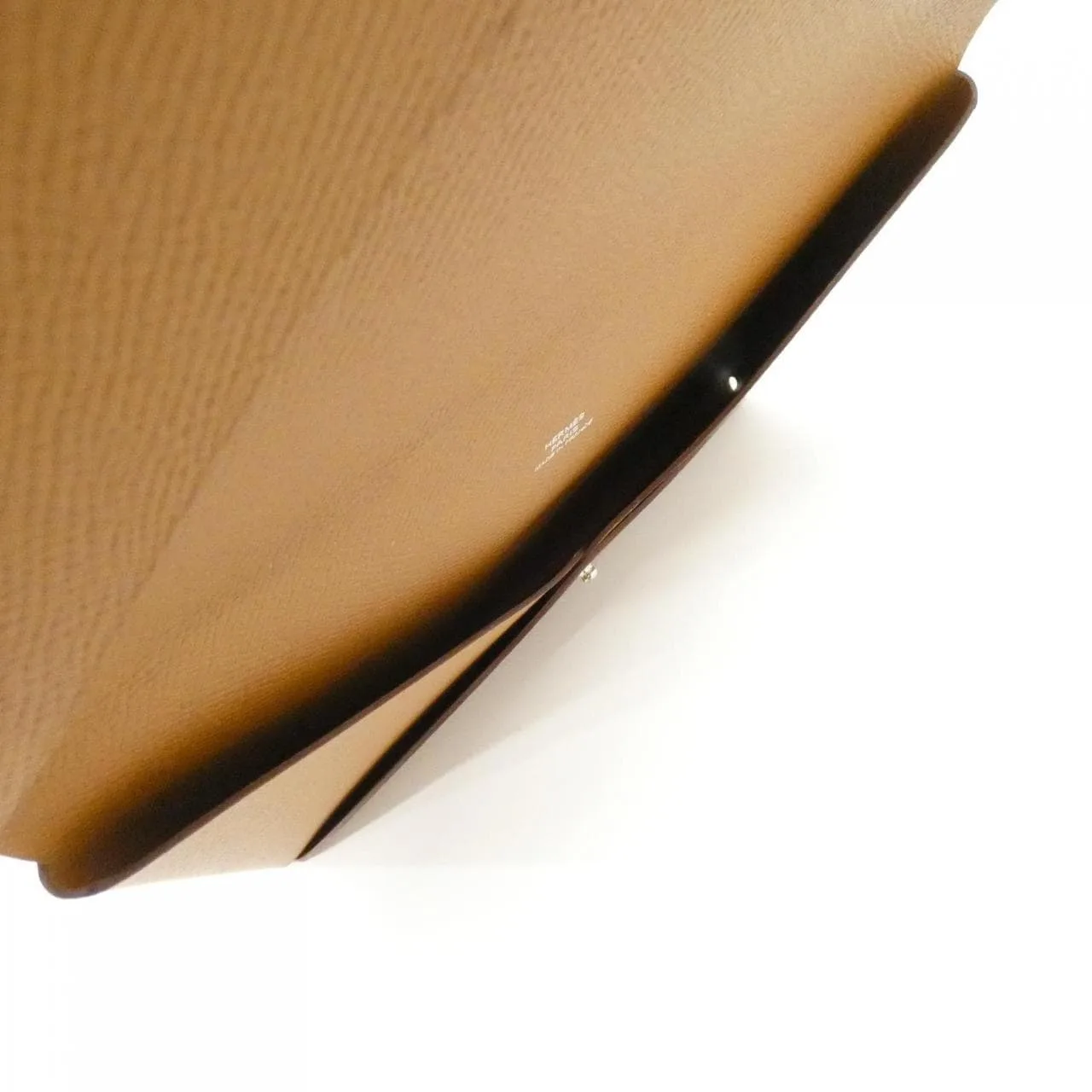 HERMES 073804CK Pouch Epsom 金色 Epsom 皮 中古品A - 縮圖 9