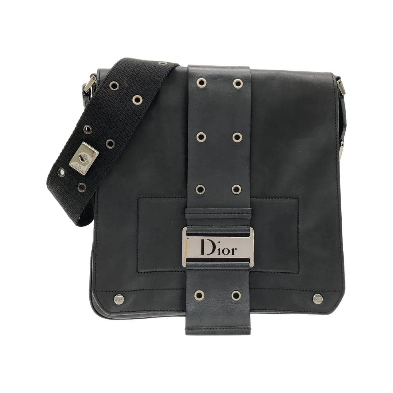 DIOR 肩背包 皮革 Black