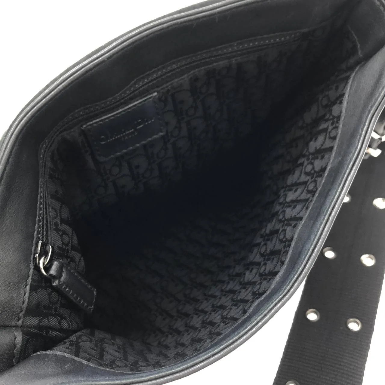 DIOR 肩背包 皮革 黑色 皮革 中古品B - 縮圖 7