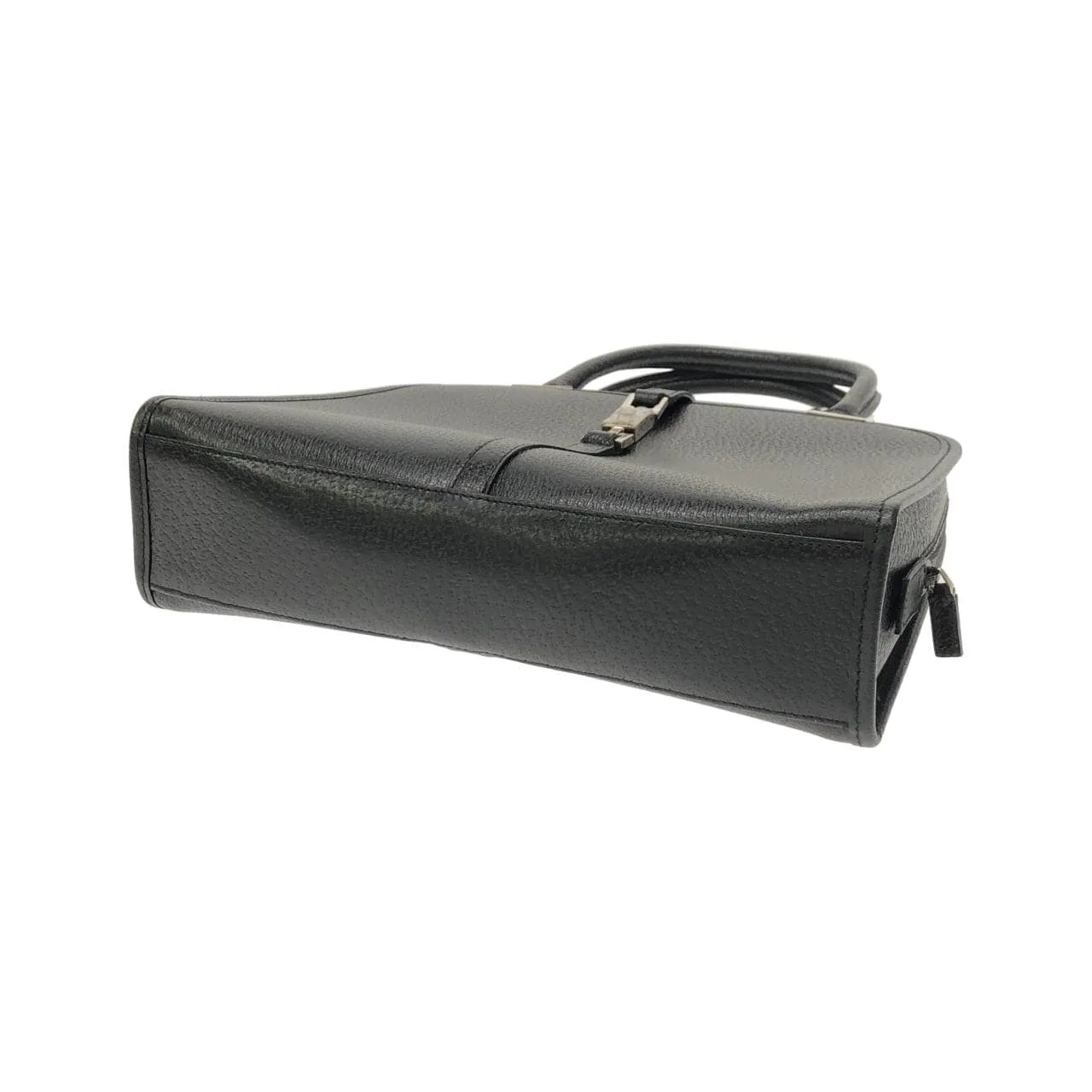 GUCCI 002 1071 手提包 皮革 黑色 皮革 中古品A - 縮圖 3