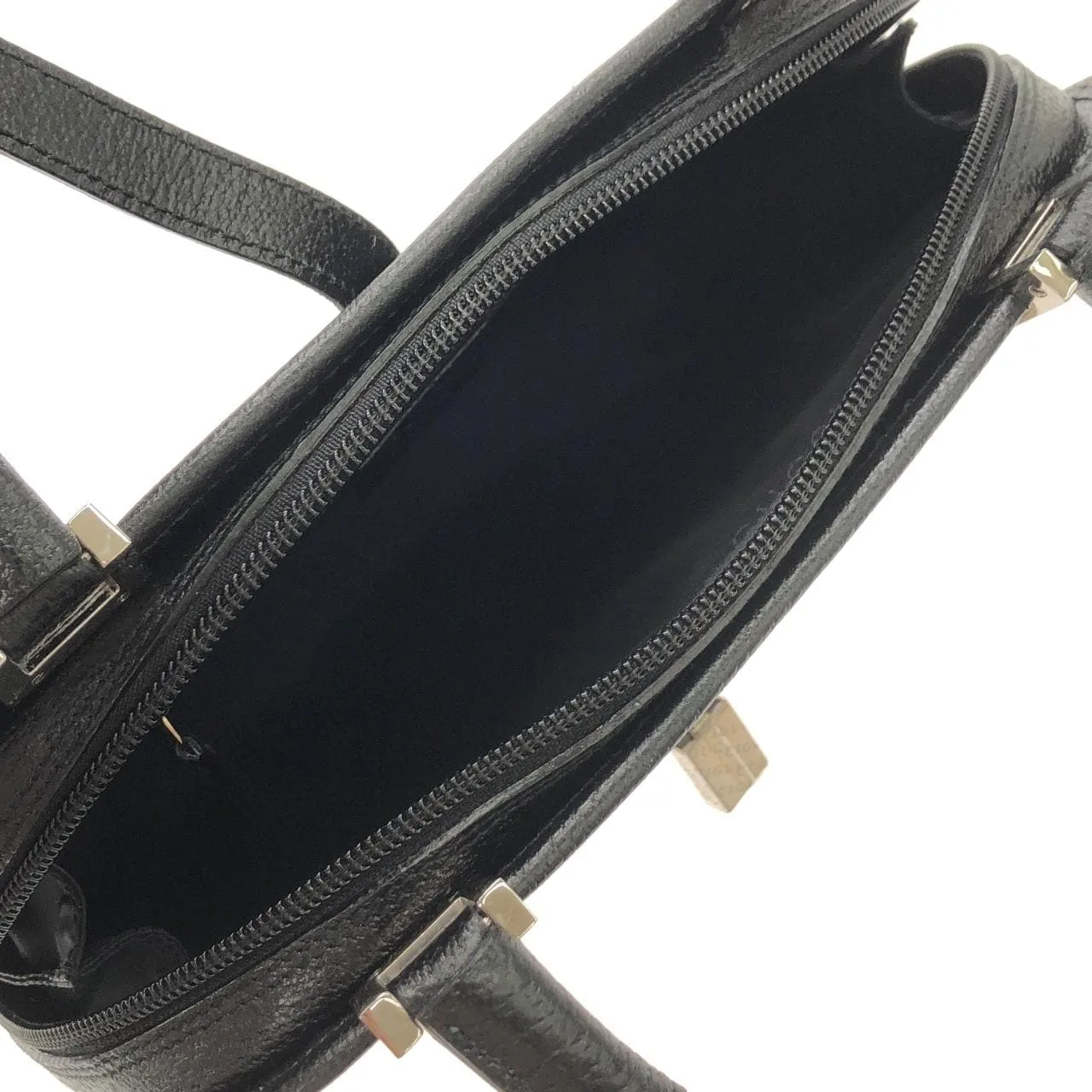 GUCCI 002 1071 手提包 皮革 黑色 皮革 中古品A - 縮圖 7