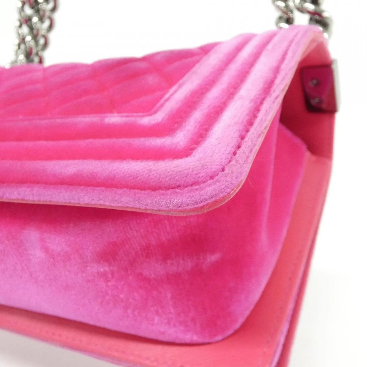 CHANEL Boy Chanel 67085 Shoulder 粉色 - 縮圖 3