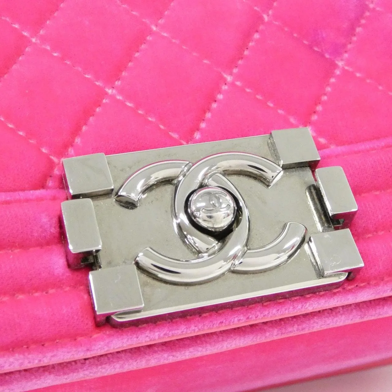 CHANEL Boy Chanel 67085 Shoulder 粉色 - 縮圖 5