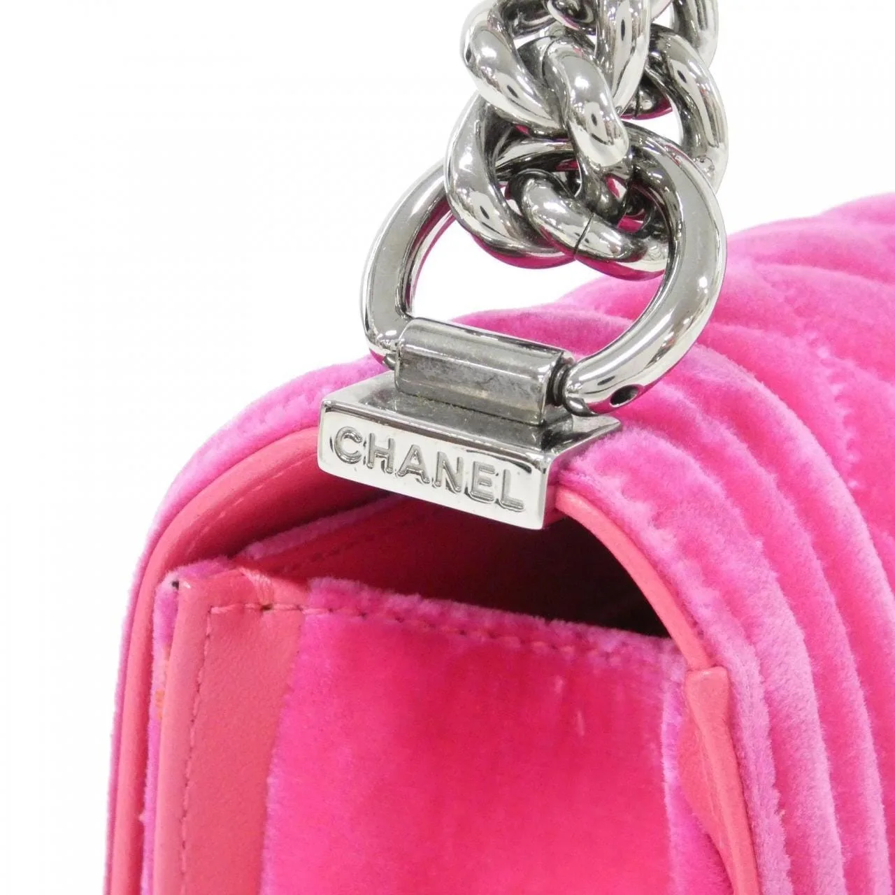 CHANEL Boy Chanel 67085 Shoulder 粉色 - 縮圖 6