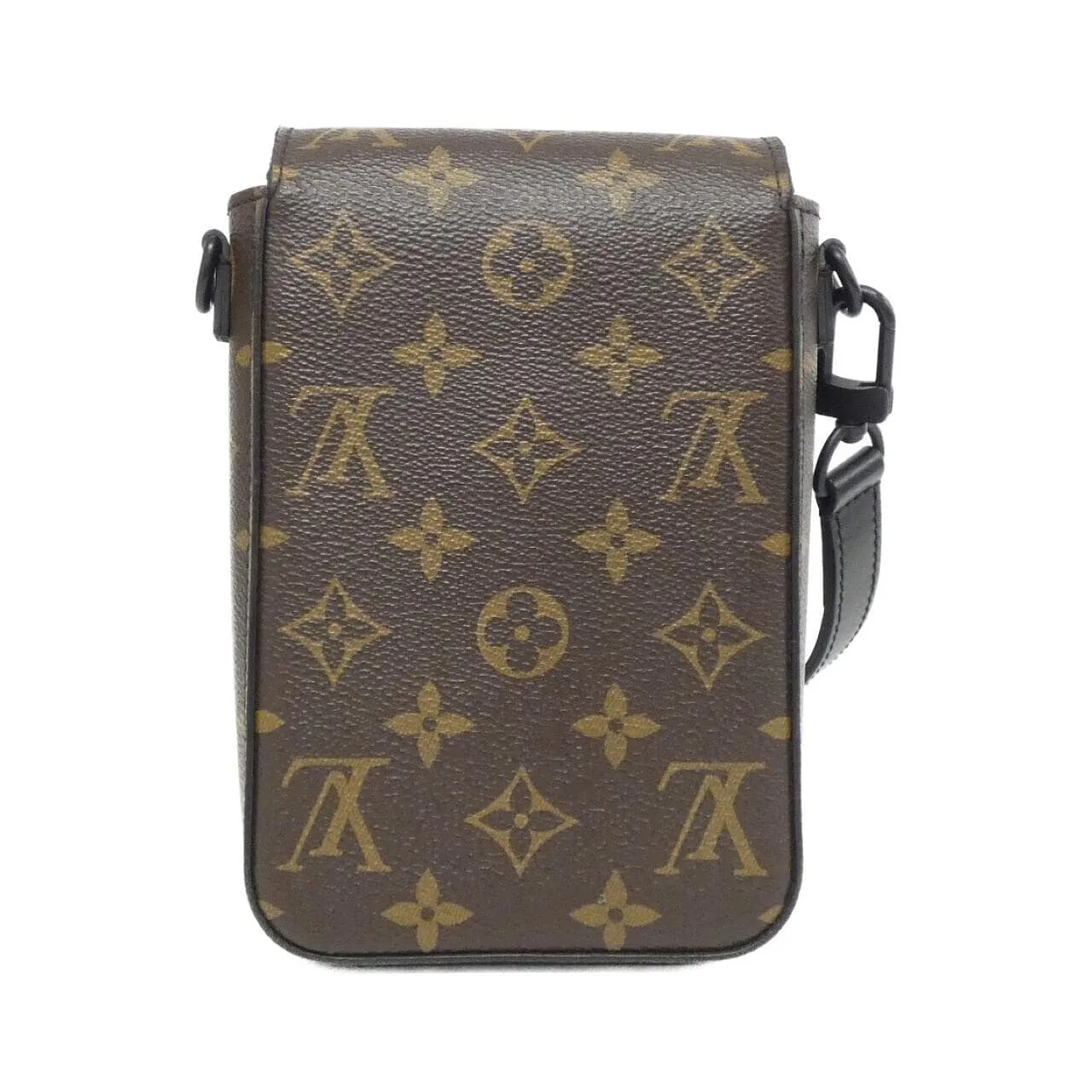 LOUIS VUITTON M81522 Shoulder Monogram 黑色 Monogram 中古品A - 縮圖 2