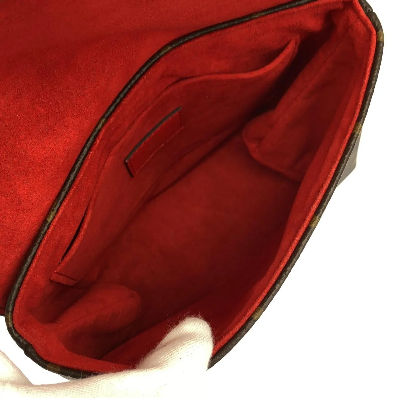 LOUIS VUITTON M44322 Handbag Monogram 黑色 Monogram 中古品A - 縮圖 8