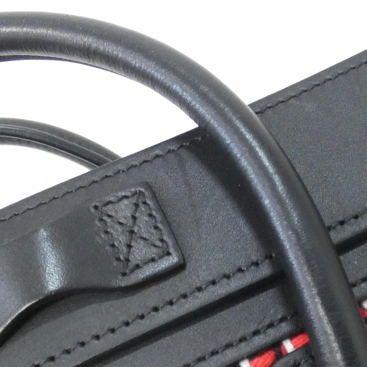 CELINE Luggage Handbag Tweed Black Tweed Rank A - Thumbnail 6