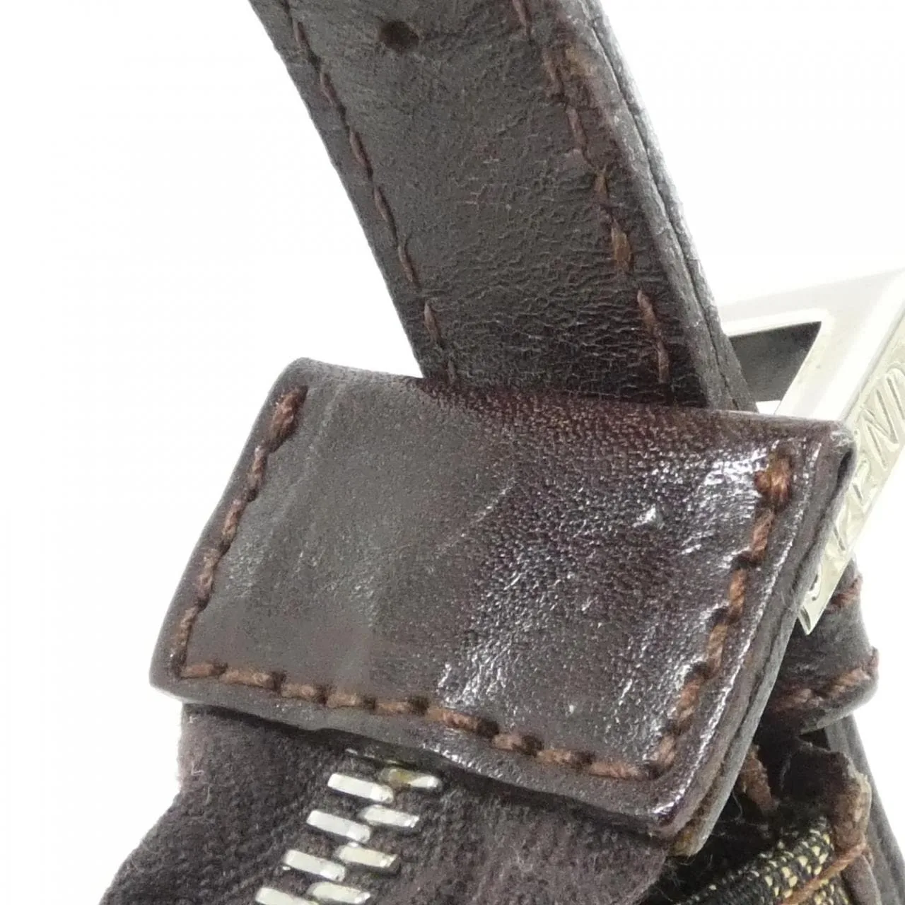 FENDI 15886 Shoulder Canvas Black Canvas - Thumbnail 5