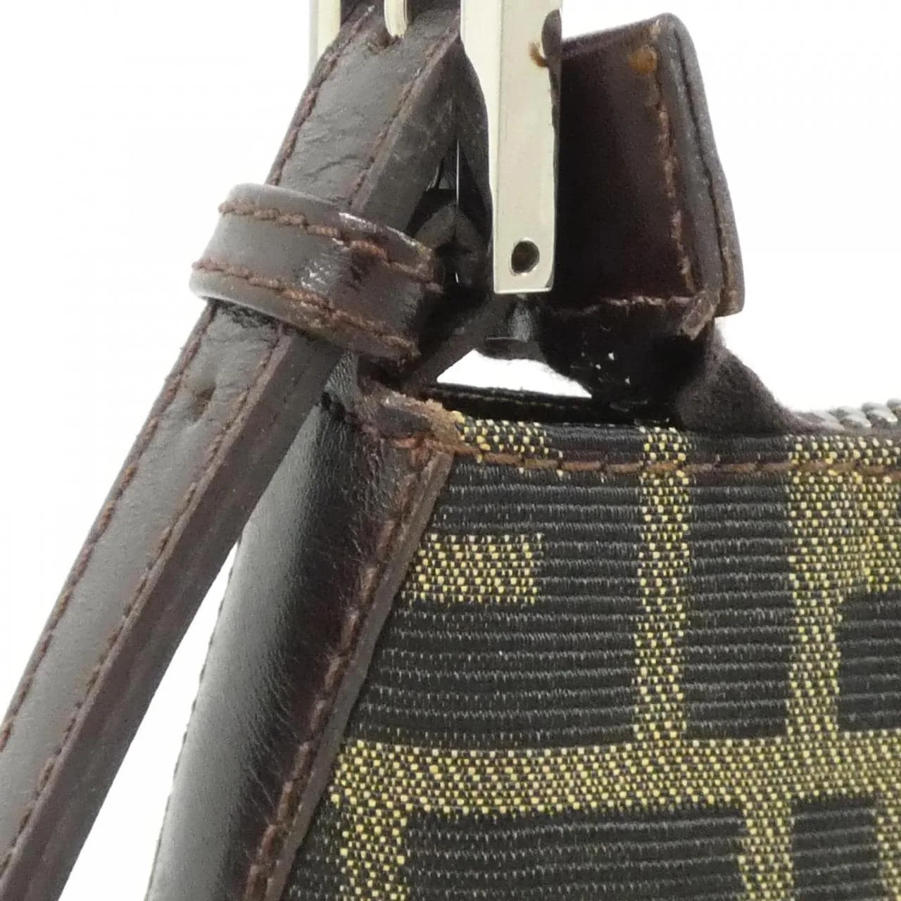 FENDI 15886 Shoulder Canvas Black Canvas - Thumbnail 7