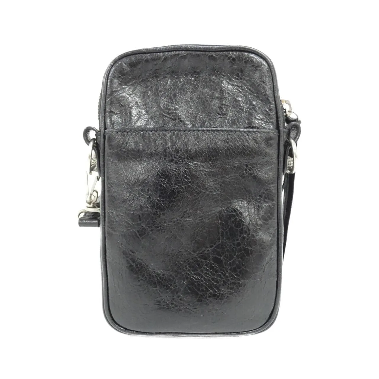 BALENCIAGA Le Cagole 742015 210KR Wallet Lambskin 黑色 羊皮 中古品A - 縮圖 2