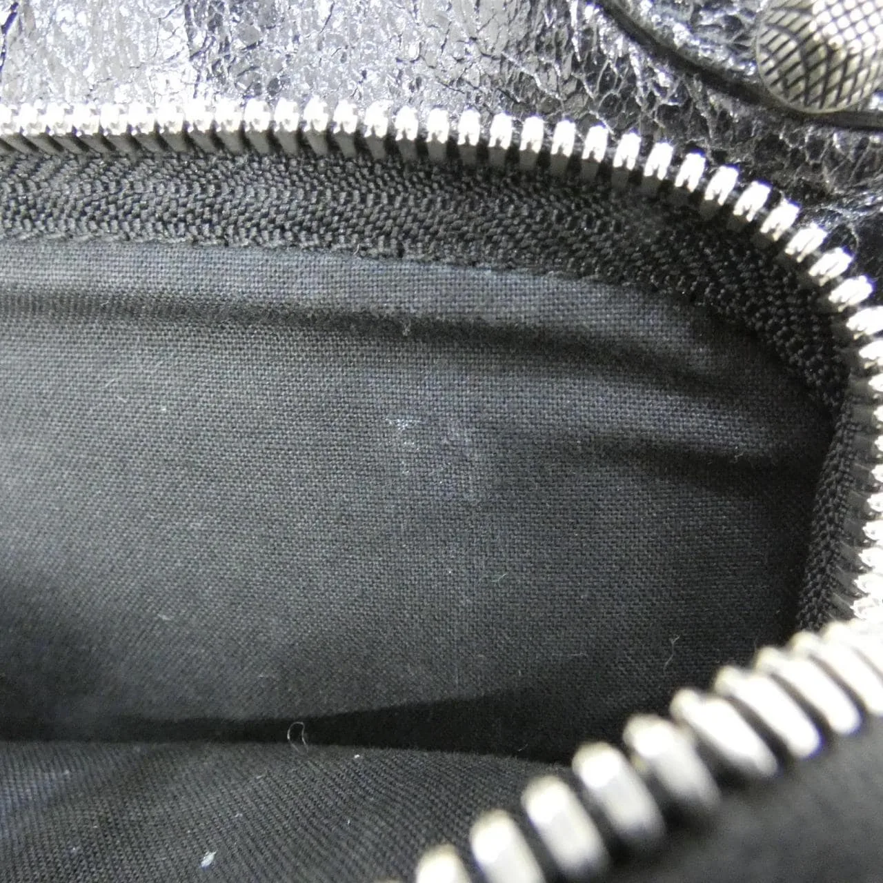 BALENCIAGA Le Cagole 742015 210KR Wallet Lambskin 黑色 羊皮 中古品A - 縮圖 7