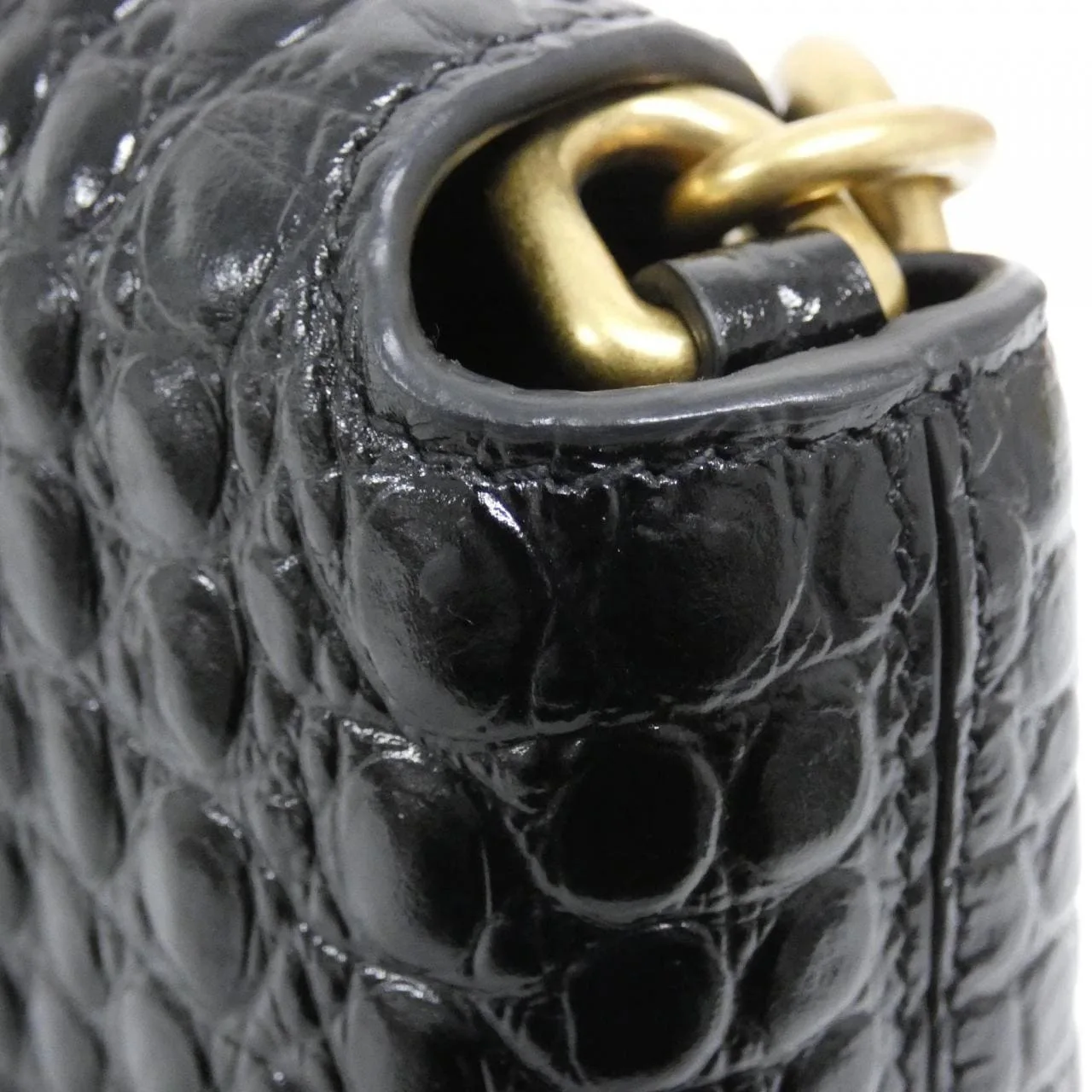 BALENCIAGA Le City 689058 2106F Shoulder 黑色 中古品A - 縮圖 7