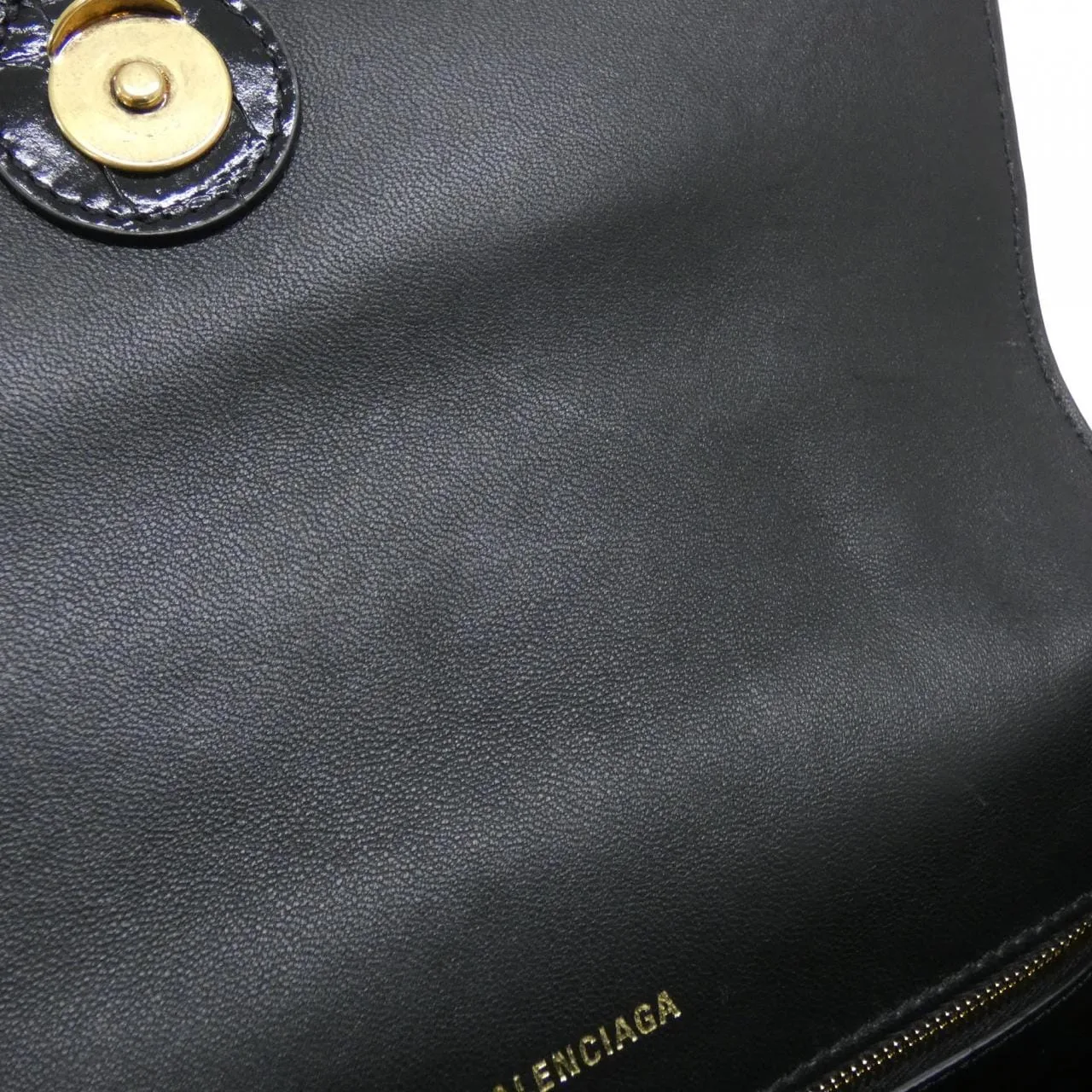 BALENCIAGA Le City 689058 2106F Shoulder 黑色 中古品A - 縮圖 10
