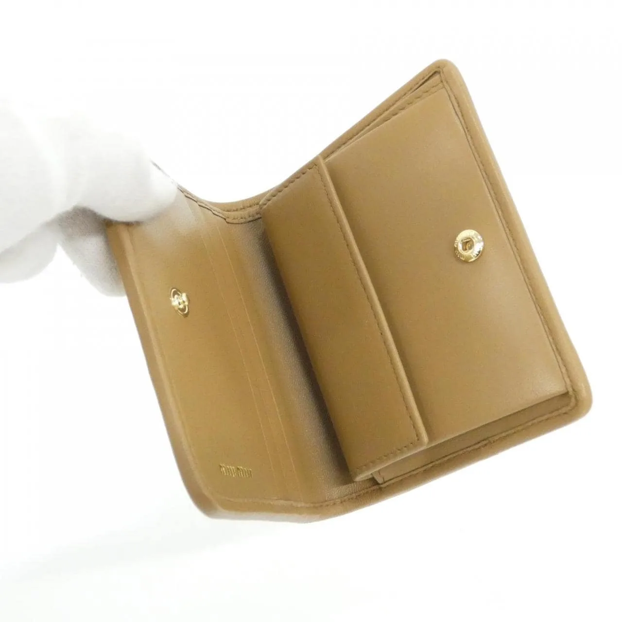 MIU MIU 5MV204 Wallet Black New - Thumbnail 4