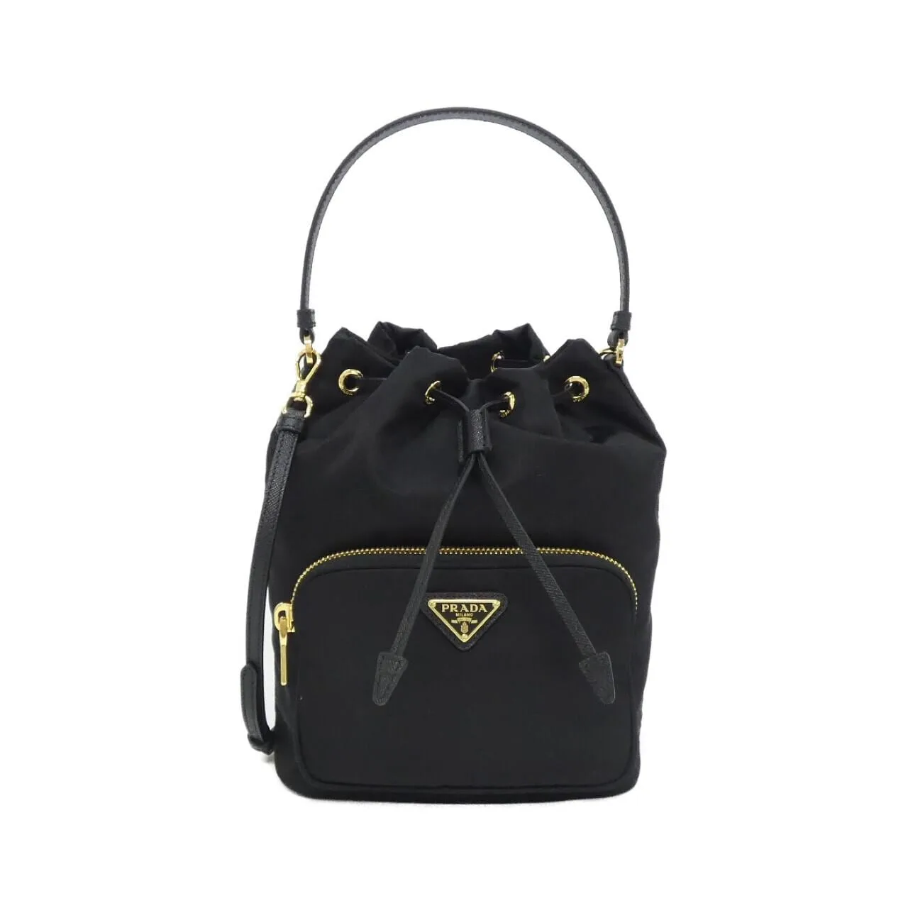 PRADA 1BH038 Handbag Black