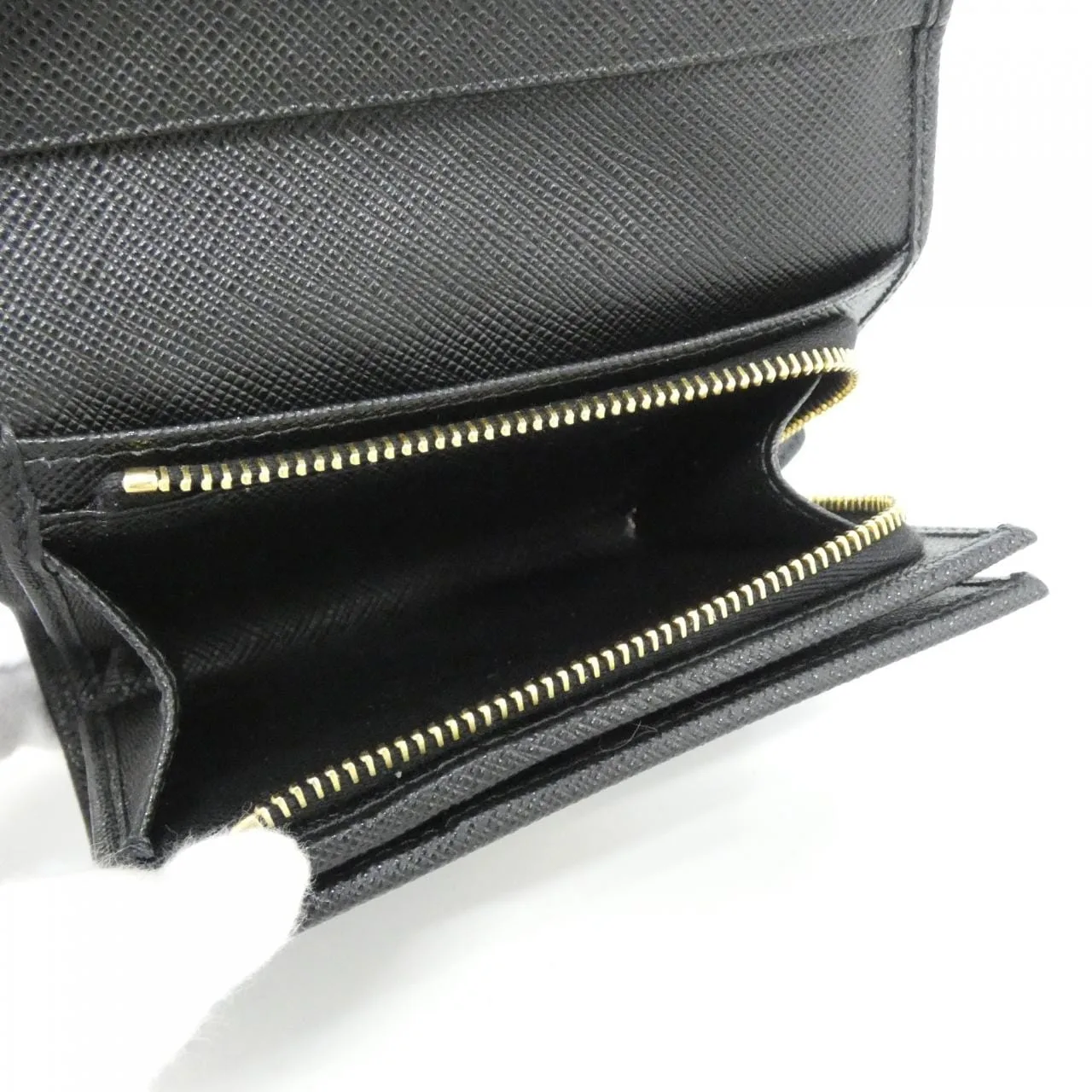PRADA 1MH025 Wallet Black New - Thumbnail 6