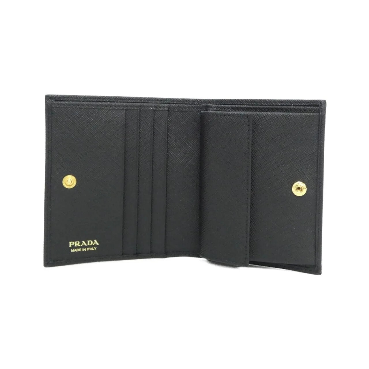 PRADA 1MV204 Wallet Black New - Thumbnail 3