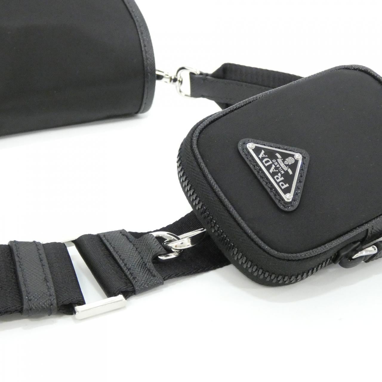 PRADA 2VD043 Shoulder Bag 黑色 新品 - 縮圖 4