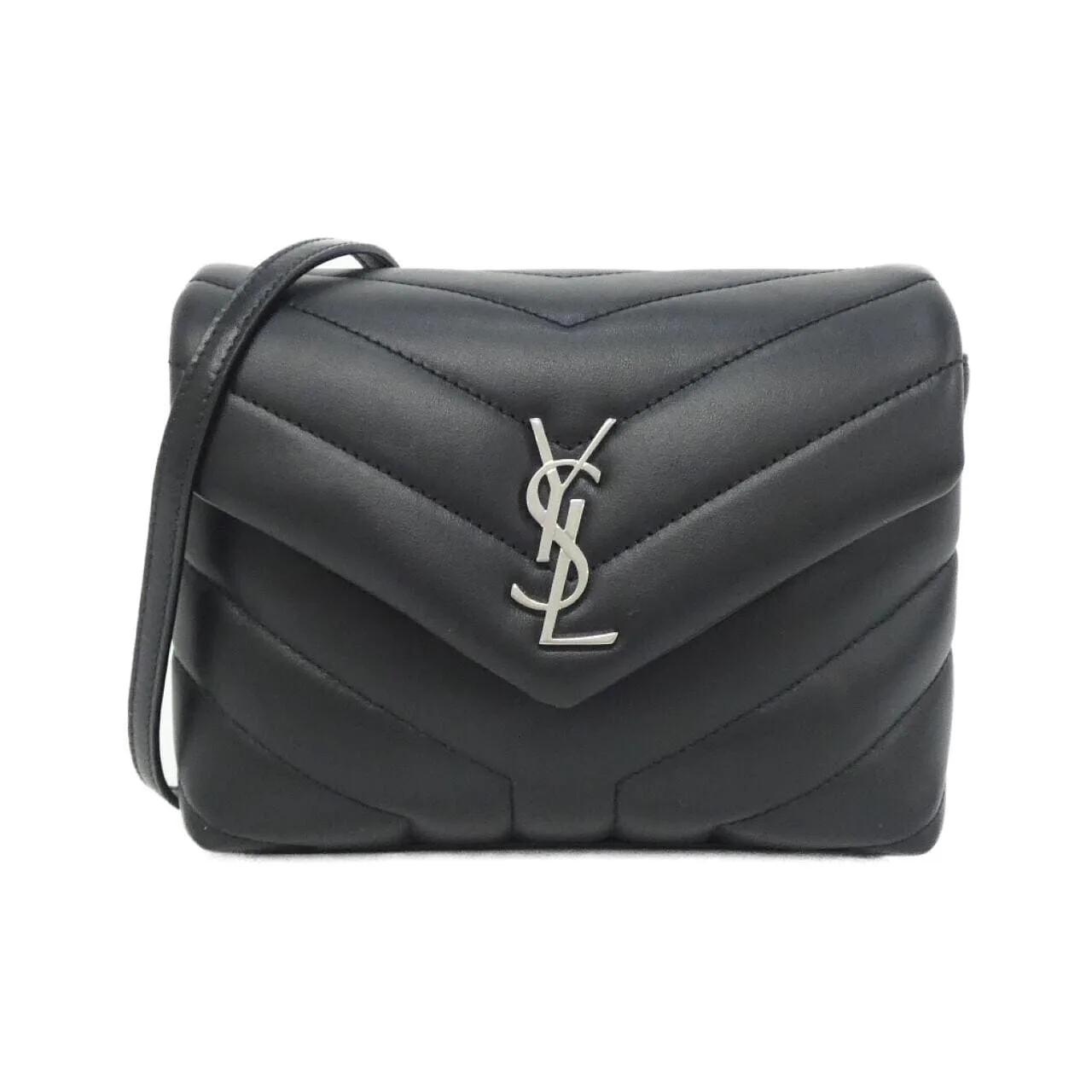 SAINT LAURENT Loulou 678401 DV706 Shoulder Black