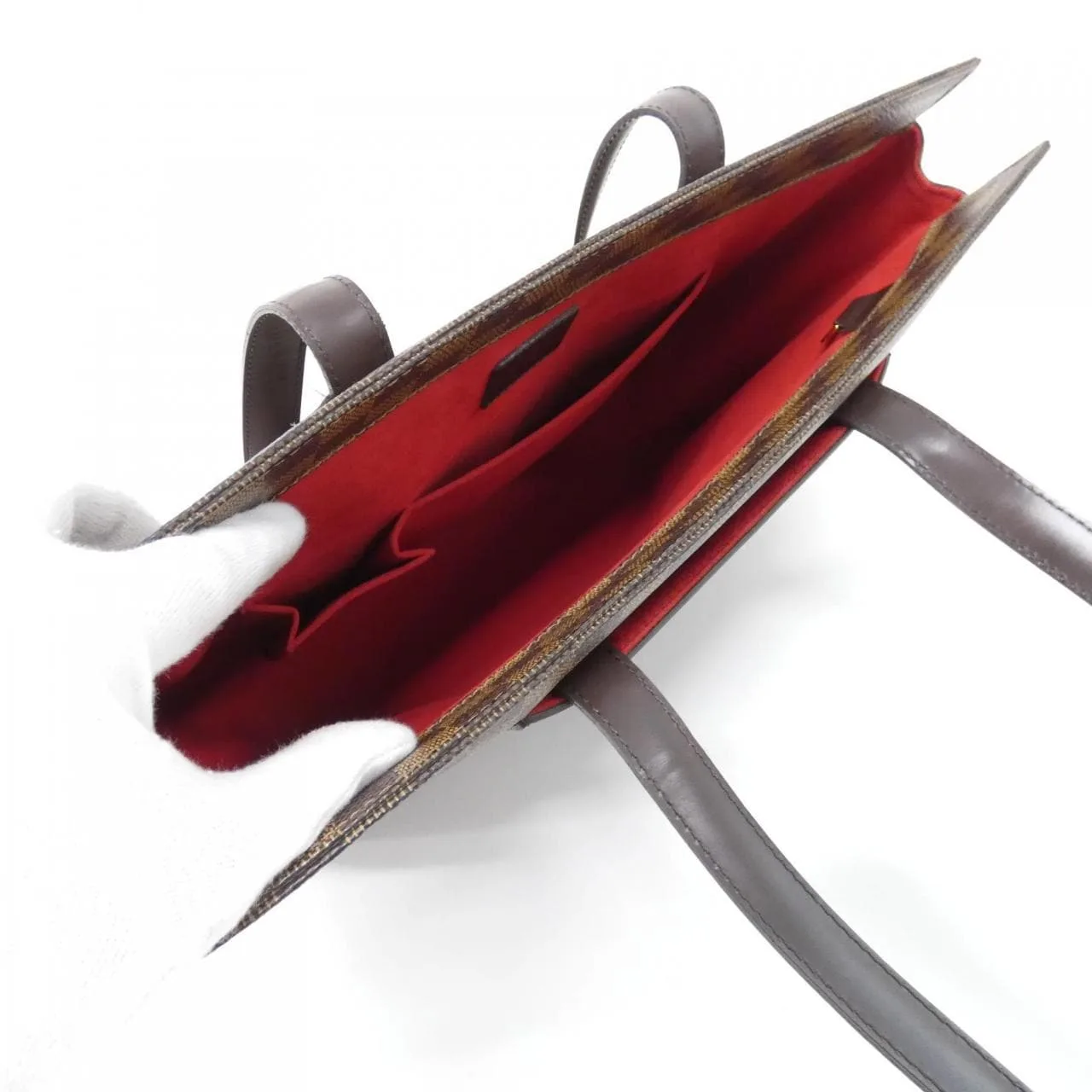 LOUIS VUITTON N51123 Handbag Damier 黑色 Damier 中古品A - 縮圖 9