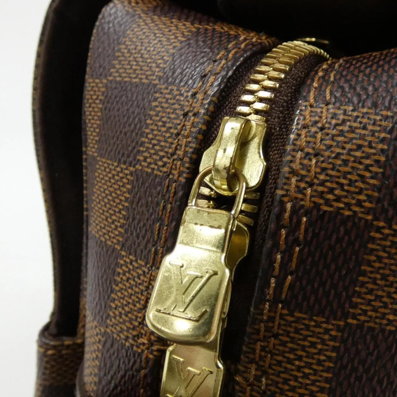 LOUIS VUITTON N45255 Shoulder Damier 黑色 Damier 中古品A - 縮圖 7