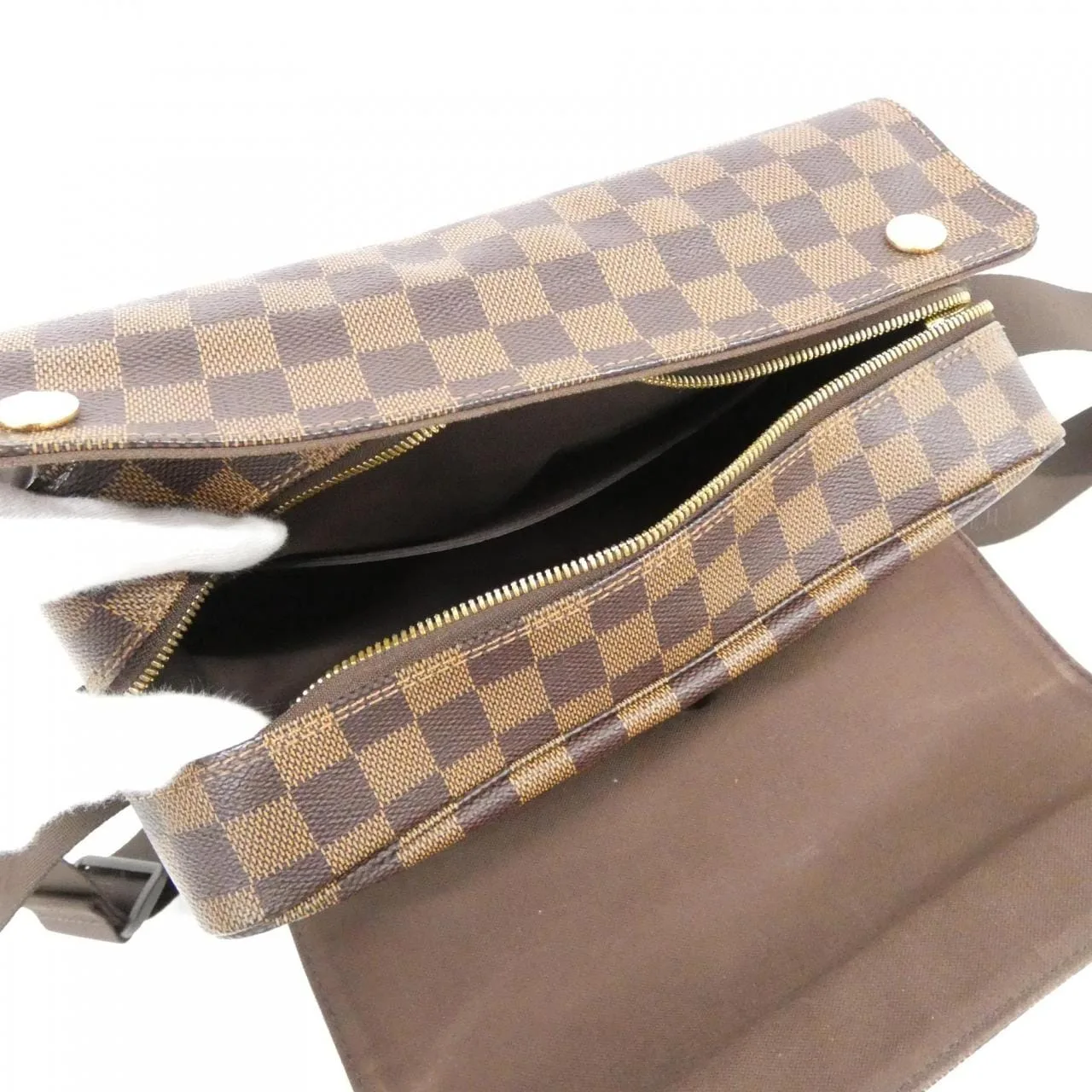 LOUIS VUITTON N45255 Shoulder Damier 黑色 Damier 中古品A - 縮圖 9