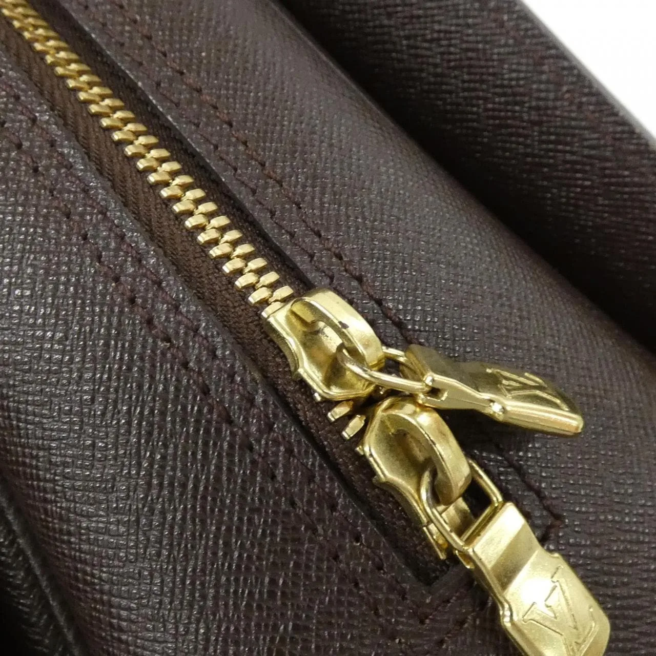 LOUIS VUITTON N51155 Handbag Damier 黑色 Damier 中古品A - 縮圖 5