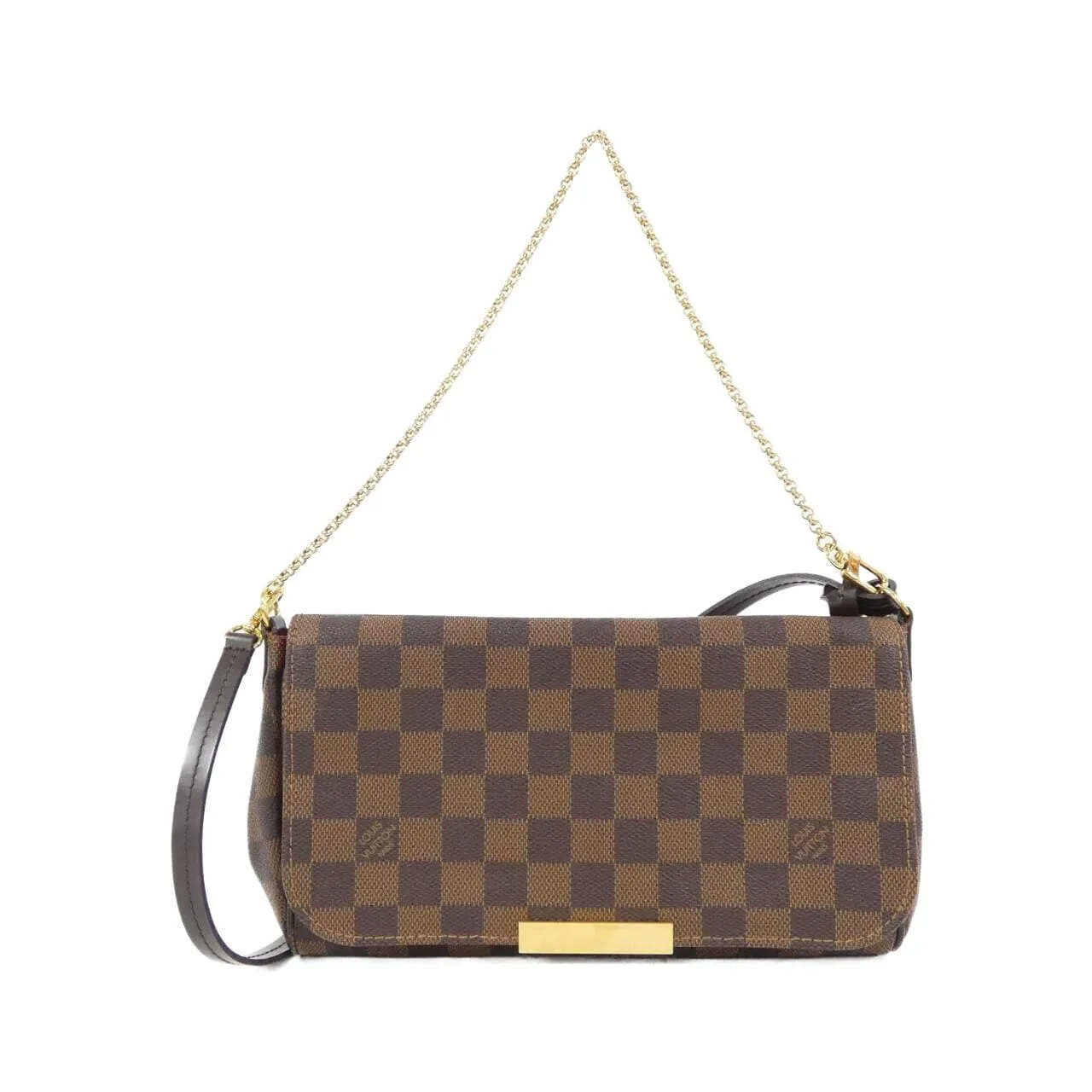 LOUIS VUITTON N41129 Shoulder Damier Black