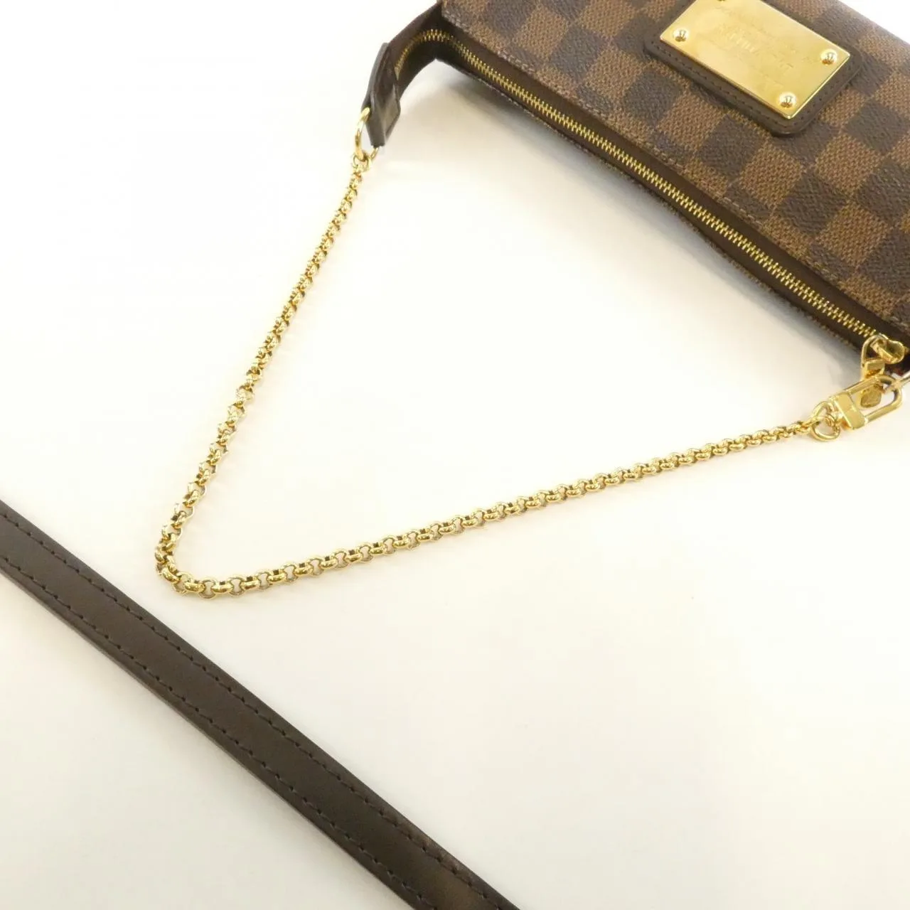 LOUIS VUITTON N55213 Shoulder Damier 黑色 Damier 中古品B - 縮圖 6