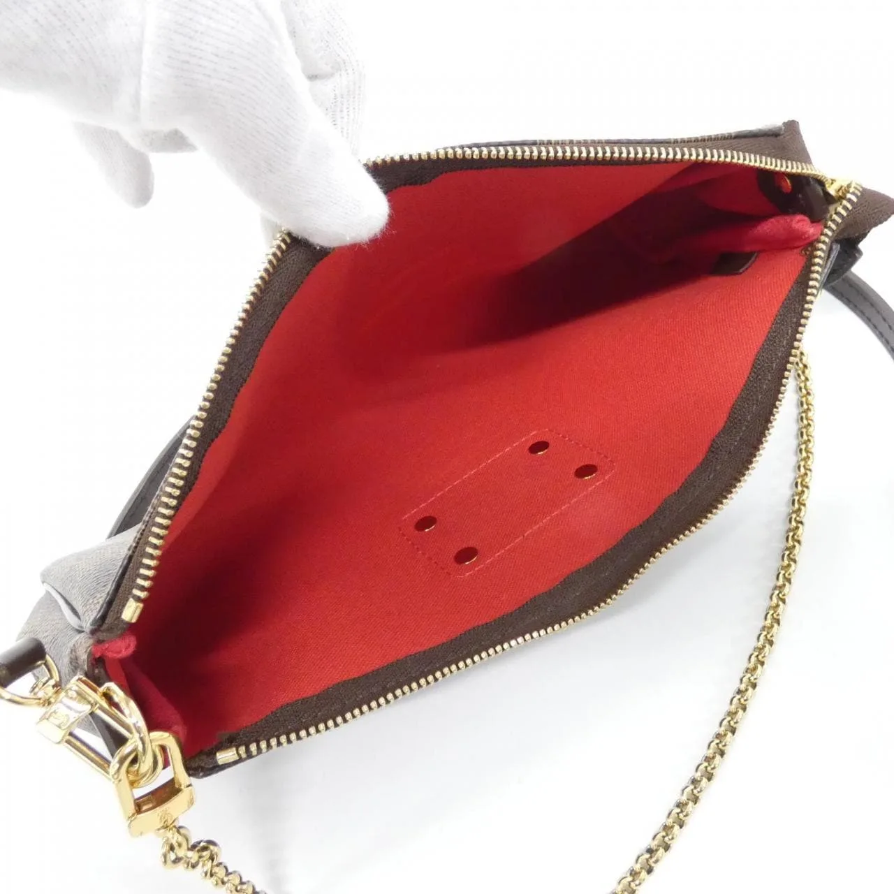 LOUIS VUITTON N55213 Shoulder Damier Black Damier Rank A - Thumbnail 9