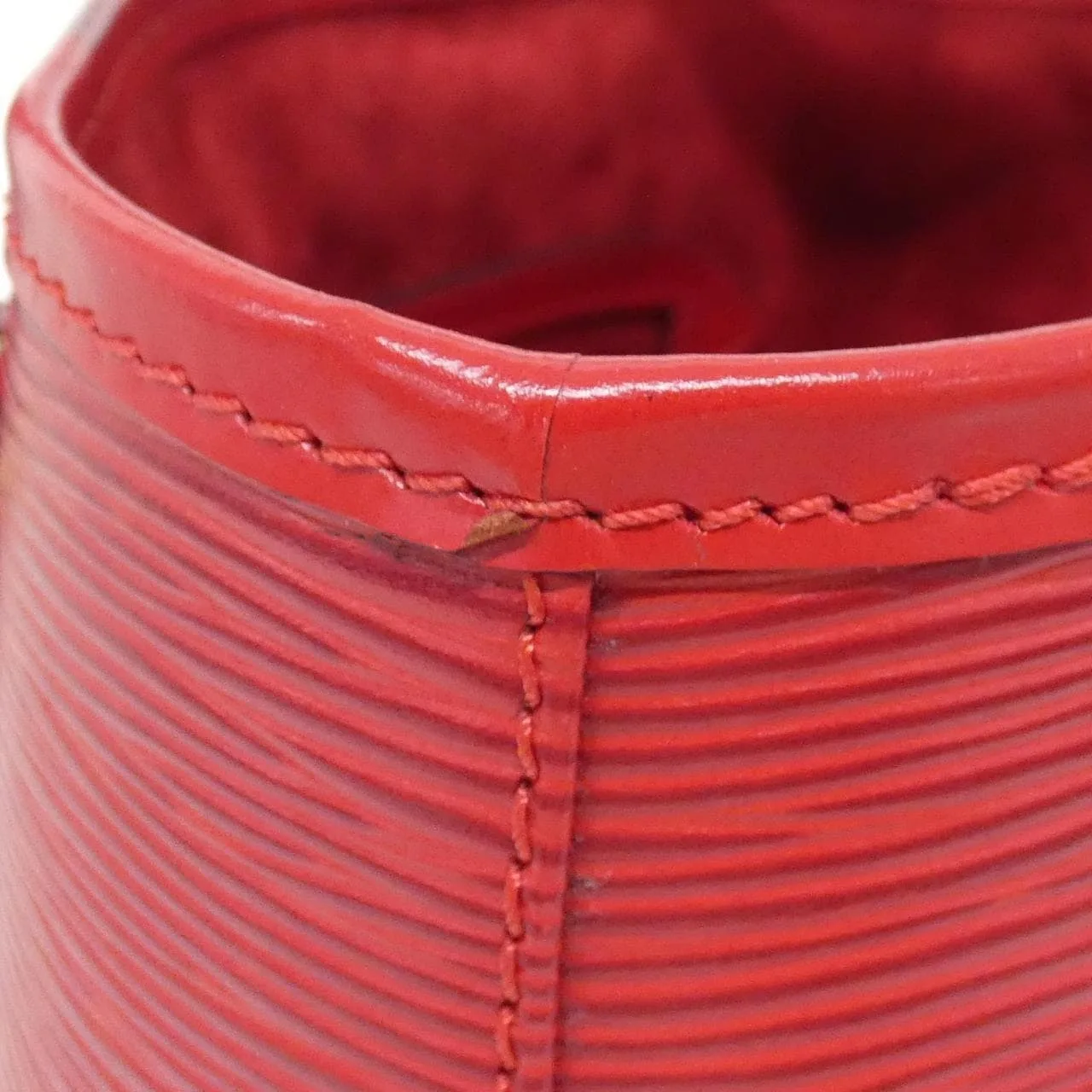 LOUIS VUITTON M58997 Handbag Epi 紅色 Epi 中古品A - 縮圖 4