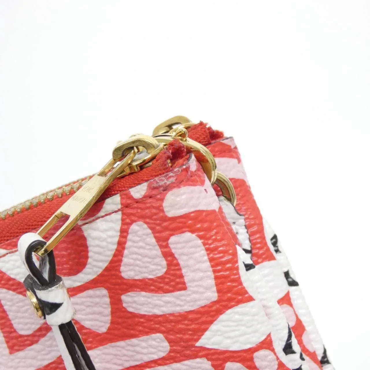 LOUIS VUITTON Pochette M69507 Shoulder Canvas Rouge Canvas Rank A - Thumbnail 5