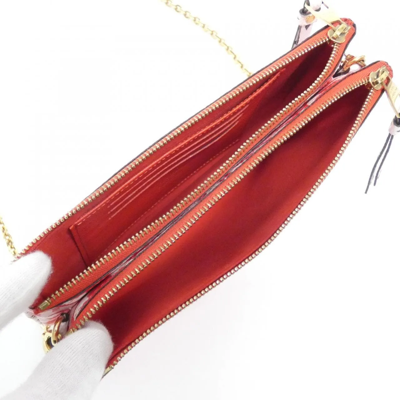 LOUIS VUITTON Pochette M69507 Shoulder Canvas Rouge Canvas Rank A - Thumbnail 9