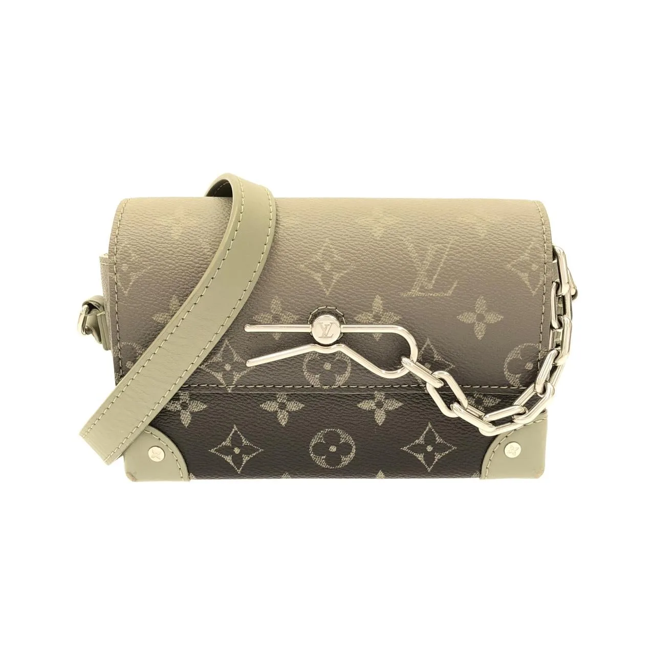 LOUIS VUITTON Steamer M11543 Shoulder Monogram Silver