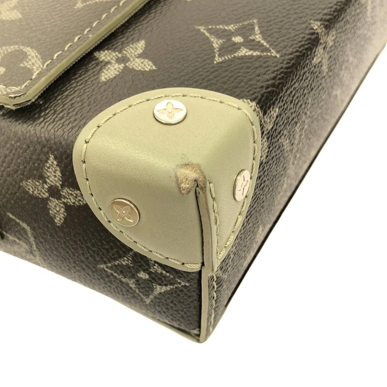 LOUIS VUITTON Steamer M11543 Shoulder Monogram 銀色 Monogram 中古品B - 縮圖 4