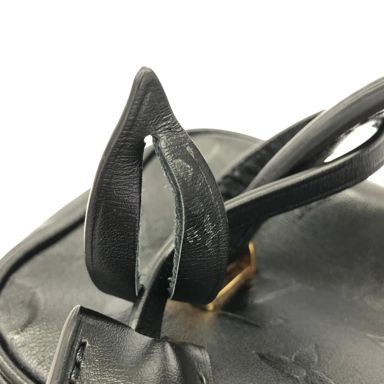 LOUIS VUITTON M57118 Handbag Monogram 黑色 Monogram 中古品A - 縮圖 4