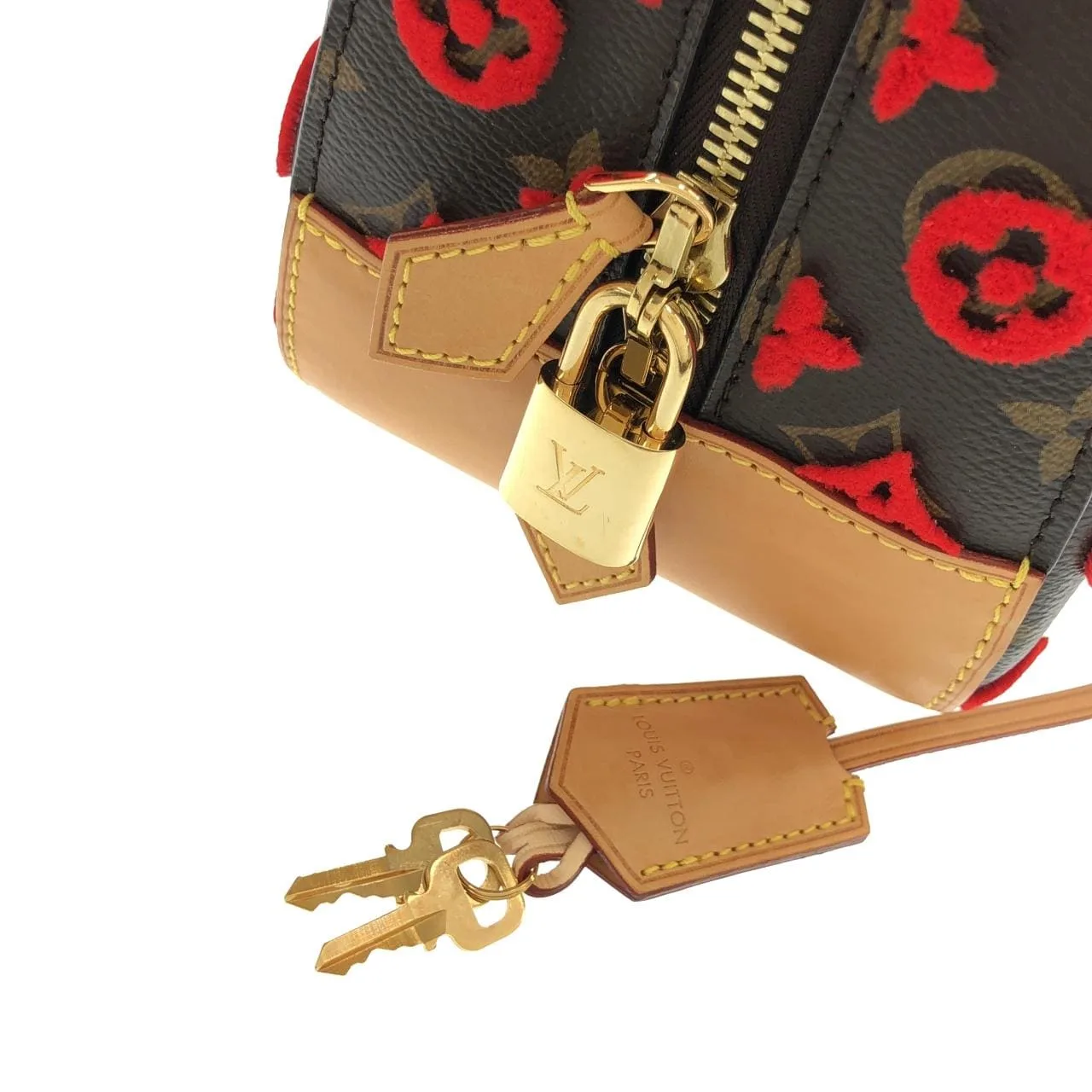 LOUIS VUITTON M40922 手提包 Monogram Rouge Monogram 中古品A - 縮圖 4