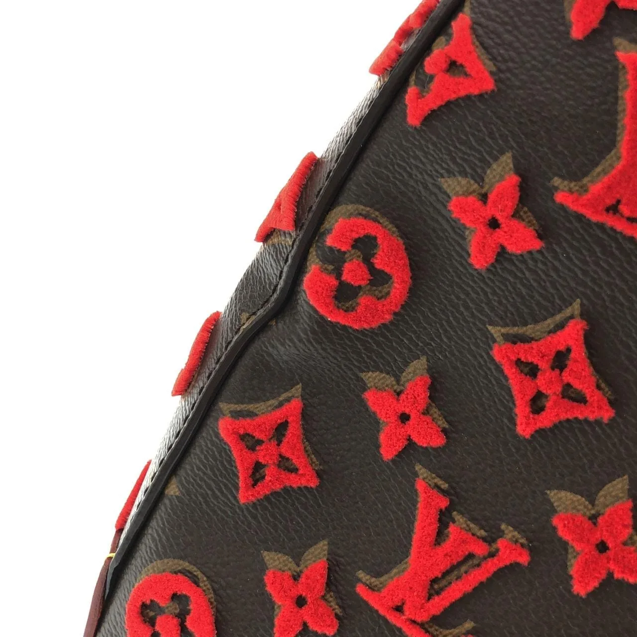 LOUIS VUITTON M40922 手提包 Monogram Rouge Monogram 中古品A - 縮圖 5