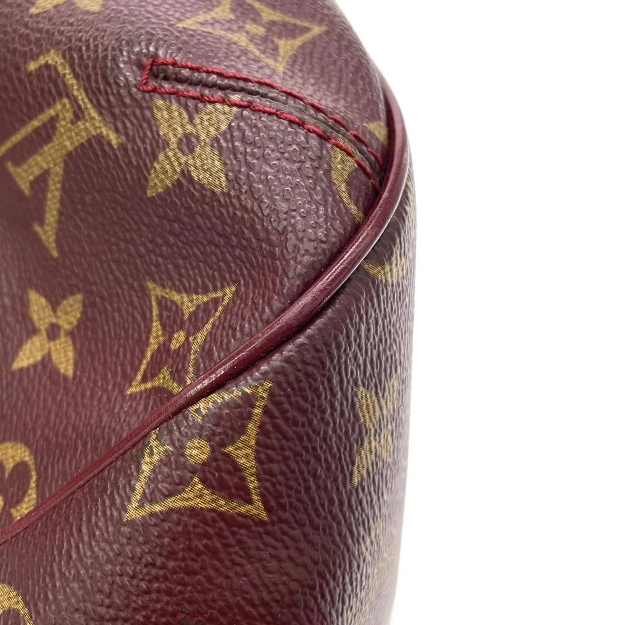LOUIS VUITTON M95580 手提包 Monogram 酒紅色 Monogram 中古品A - 縮圖 3