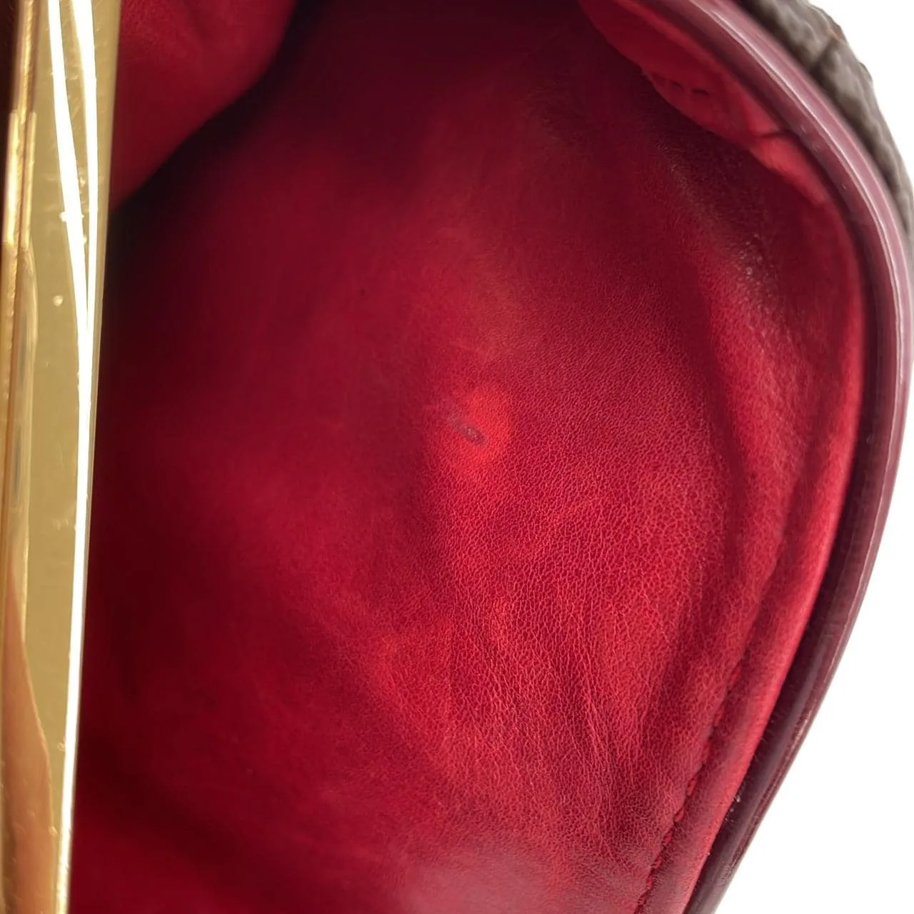 LOUIS VUITTON M95580 手提包 Monogram 酒紅色 Monogram 中古品A - 縮圖 9