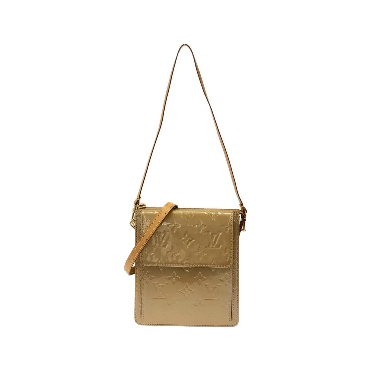 LOUIS VUITTON M91337+J00145 Shoulder Vernis Black